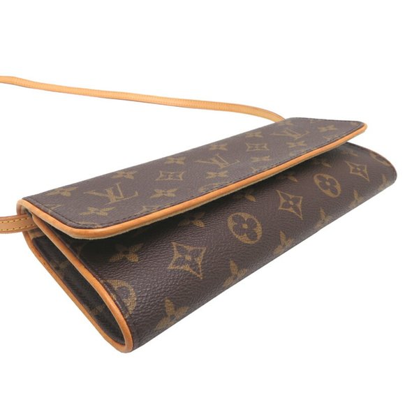 LOUIS VUITTON Authentic Brown Monogram Pochette Shoulder Bag - Picture 3 of 9